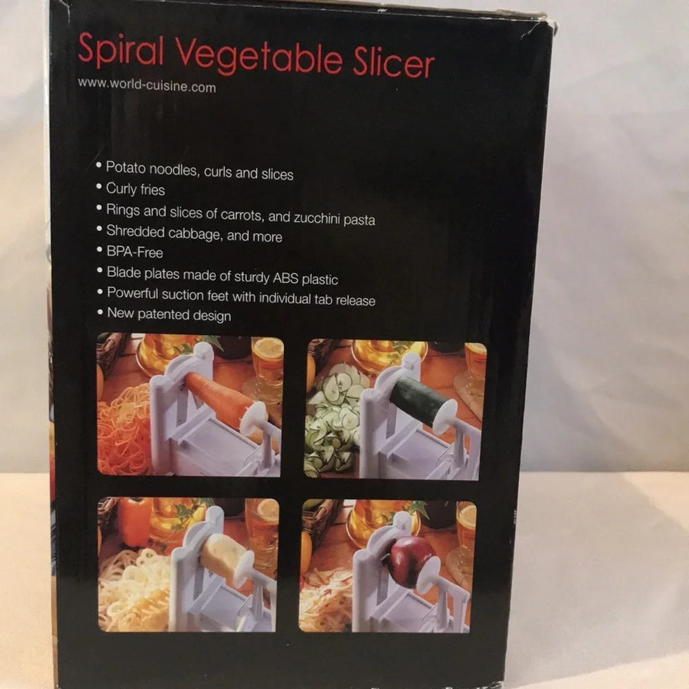 Paderno vegetable slicer shredder potatoes rings kitchen gadget cuisine noodles